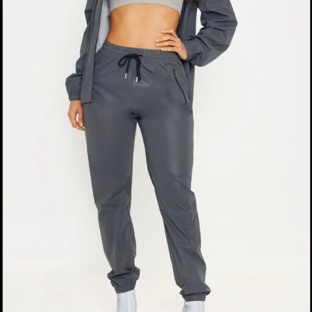 PLT Grey Reflective Pants Women’s Joggers